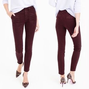 J. Crew Skinny Stretch Cargo with Ankle Zip